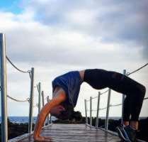The actress is a huge yoga enthusiast and practices it whenever she gets time from her busy schedule.